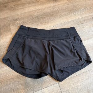 lululemon athletica Black Athletic Shorts